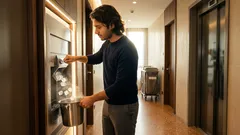 Perché negli hotel il ghiaccio è quasi sempre in corridoio: il comfort nato per caso che oggi conviene a tutti