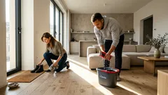 Pavimenti puliti senza aloni: ogni quanto lavarli e la routine stanza per stanza